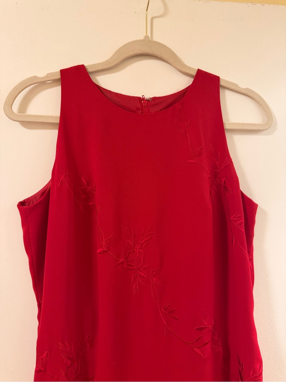 Plaza South Red Sleeveless Dress